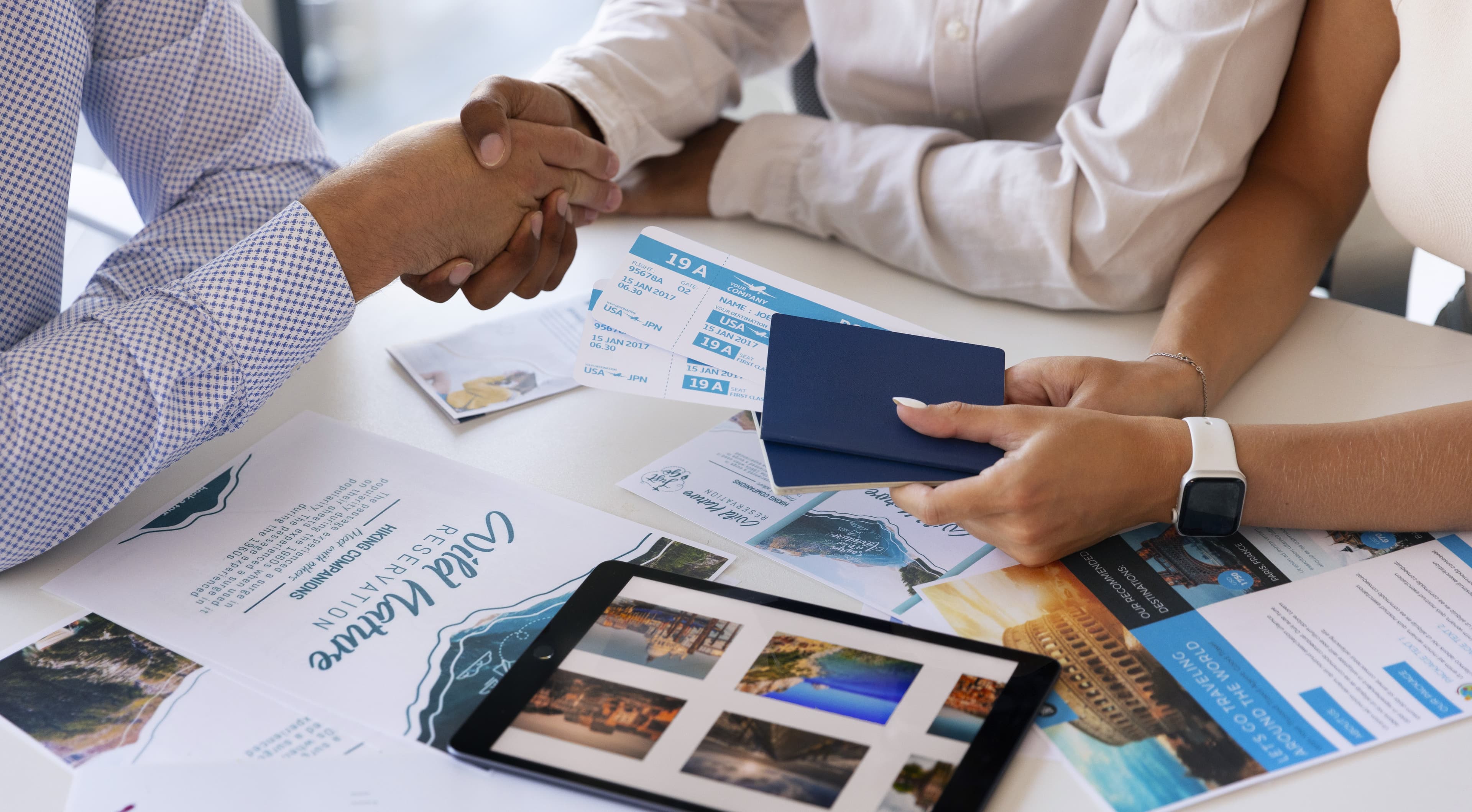 Travel Agency Team at Work